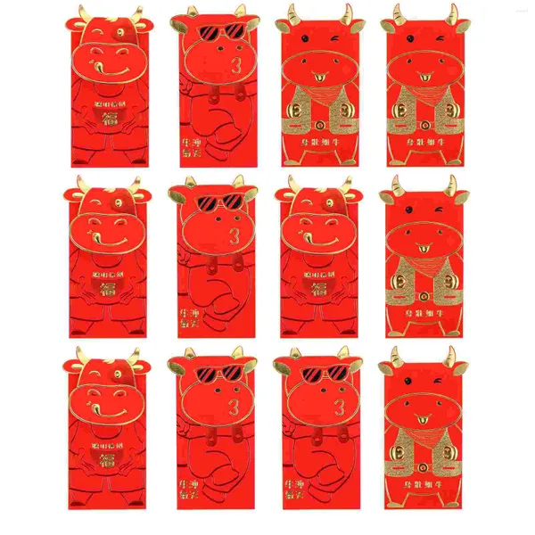 Cadeaupapier Jaar Rood Chinees Geld Envelop Zak Enveloppen Pouch Bruiloft 2023 Pakket