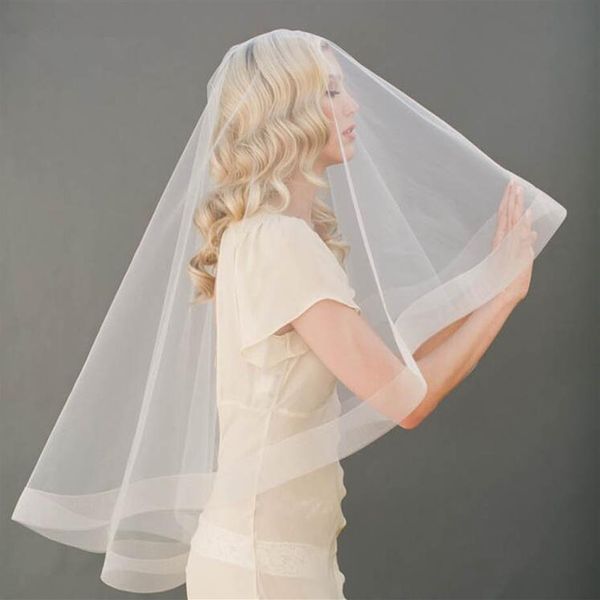 2017 дешевая S Bride Veil 1 5 M White Single Tul Edge Bridals Accessories 185o