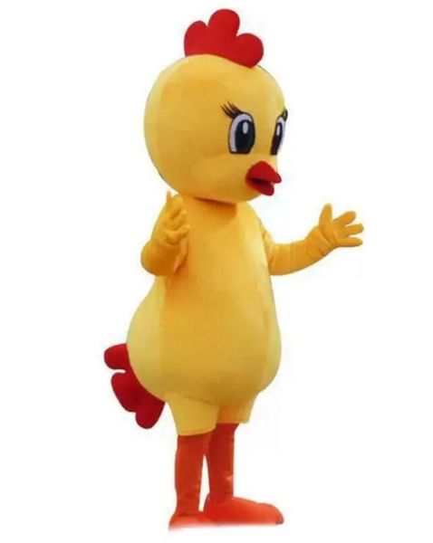 Traje de mascote de pintinho de halloween de alta qualidade personalizável personagem de tema de anime de pelúcia dos desenhos animados tamanho adulto fantasia de carnaval de natal