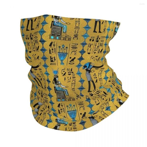 Sciarpe Egiziano Anubi Ornamento Bandana Collo Ghetta Maschera stampata Sciarpa Multiuso Ciclismo Escursionismo Pesca Per uomo Donna Adulto