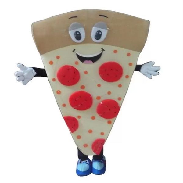 Costume della mascotte della pizza di Halloween Cartoon Foot Anime personaggio a tema Festa di Carnevale di Natale Costumi di fantasia Outfit per adulti220s