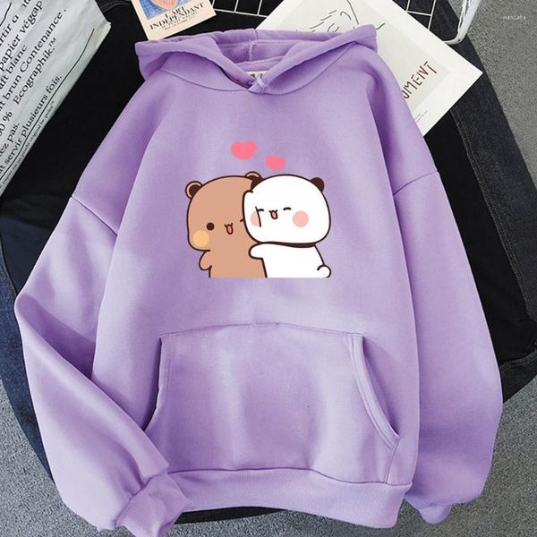 Frauen Hoodies Cartoon Panda Bär Bubu Und Dudu Hoodie Frauen/Männer Tops Kawaii Gedruckt Harajuku Ullzang Sweatshirt Oansatz weibliche Unisex