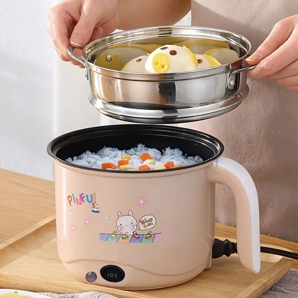 1.8L 6.9 Small Power Hot Pot: perfetto per dormitori studenteschi, cuochi porridge, tagliatelle di più!