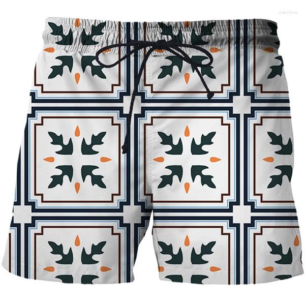 Herren-Shorts im japanischen Stil und Herren-3D-Druck, Bermuda, Strand, Herren, Hip-Hop, High Street, Sommer-Jogginghose, Kleidung