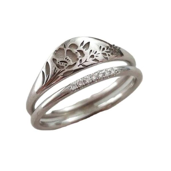 Кластерные кольца модный полый рисунок кольцо винтажное хит цвет любовь сердце металл для женщин для женских украшений.