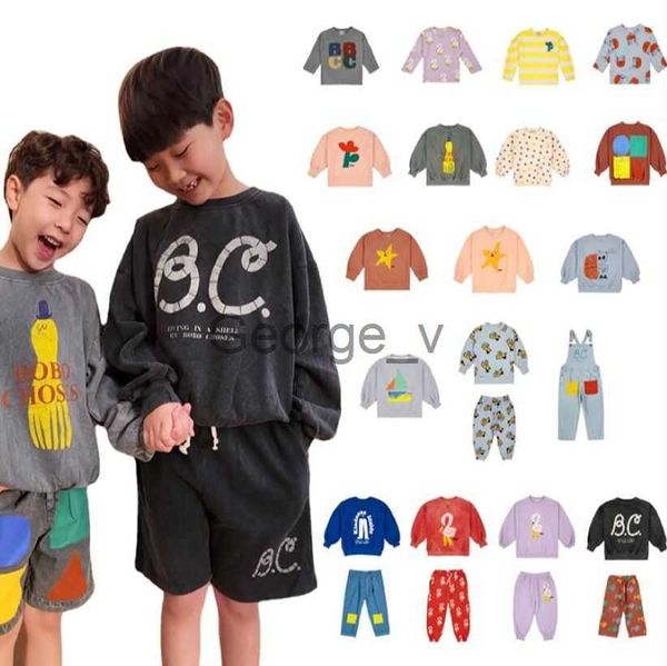 Шотх -байлады с капюшонами в складе детские свитера 2023 Spring Bc Brand Baby Girl Boy Whothirt Cotte Citp Kid