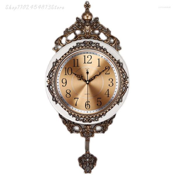 Настенные часы в европейском стиле легкая роскошная гостиная качание качание тихие часы