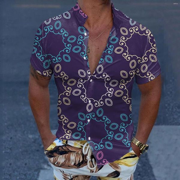 Erkek Tişörtleri Tişörtler Kalın Erkekler Sıradan Kısa Kollu İlkbahar Yaz Tşini Boyun 3D Baskılı Erkek Paketi Kapşonlu Tulum