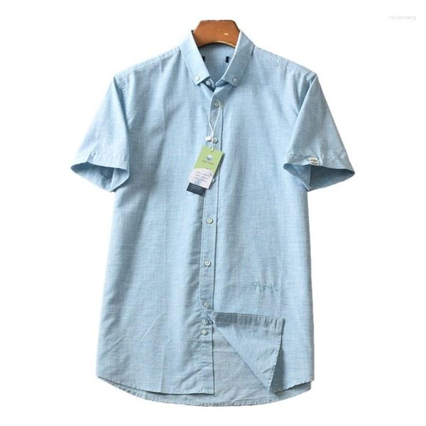 Männer Casual Hemden High Cut Label Trade Tail Single Shirt Sommer Mode Kurzarm Top Ropa Kleidung Für Männer