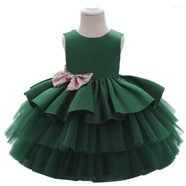 Vestidos para meninas de 0 a 5 anos, vestido de batismo para bebês, princesa, vestido de aniversário infantil, flor, vestido de baile para crianças