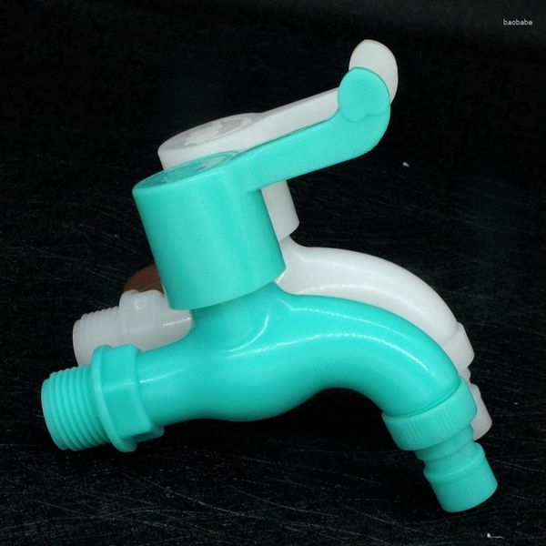 Rubinetti per lavabo da bagno Ispessito Resistente agli urti Tutta la plastica Gelo Lavatrice Rubinetto Nucleo a sfera Grande flusso domestico