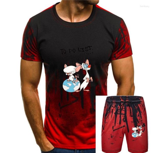 Tute da uomo Pinky And The Brain Shirt Cartoon