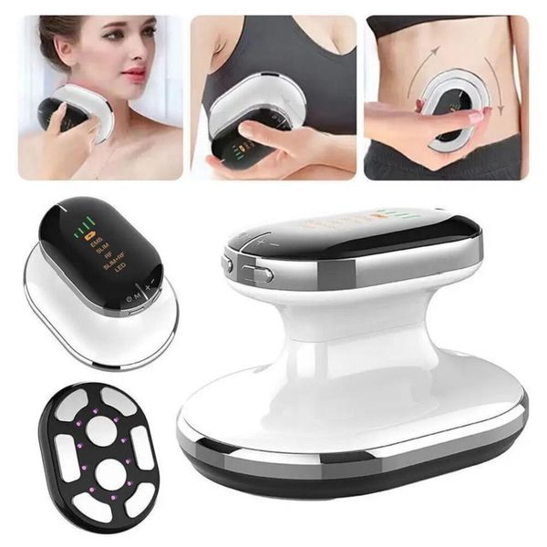 Schnurloses Muskel-Toner-Massagegerät für Arm, Bauch, Taille, Training, Mittelfrequenz-LED-Lichter, Anti-Cellulite-Schlankheitsgerät
