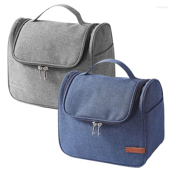 Sacos de armazenamento Bolsa de higiene para homens Pendurado Bolsa organizadora portátil de grande capacidade Estojos de maquiagem à prova d'água para mulheres