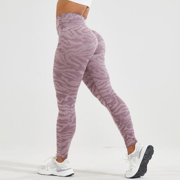 Pantaloni attivi Leggings senza cuciture Fitness Yoga Est Donna Vita alta Pantaloni da jogging sportivi da corsa elasticizzati Palestra Ragazza Allenamento