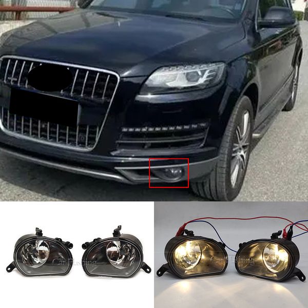 Автомобильная светодиодная передняя туманная лампа для Audi Q7 2011 2011 2012 2013 2014 2015 Foglights Furights DRL Halgogen Bulb