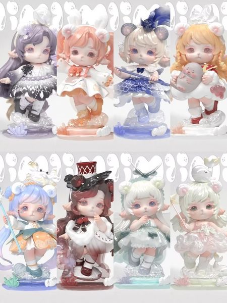 Caixa cega Mimia Series 2 Box Water Secrets Anime Figures Surprise Guess Bag Garage Kit Desktop Decoration Children Kawaii Toy Gift 230724