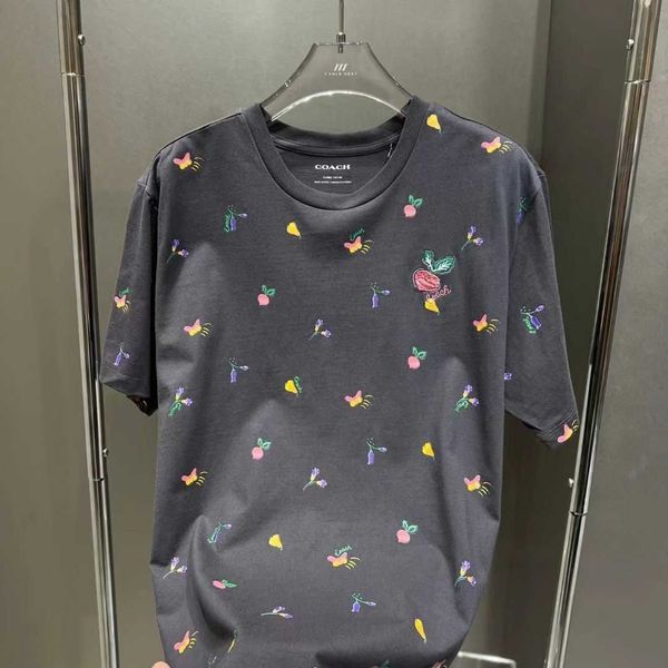 Herren T-Shirts Senden! Damen-Garten-T-Shirt aus reiner Baumwolle, Sommer, neu, koreanisch, lässig, kurzärmelig