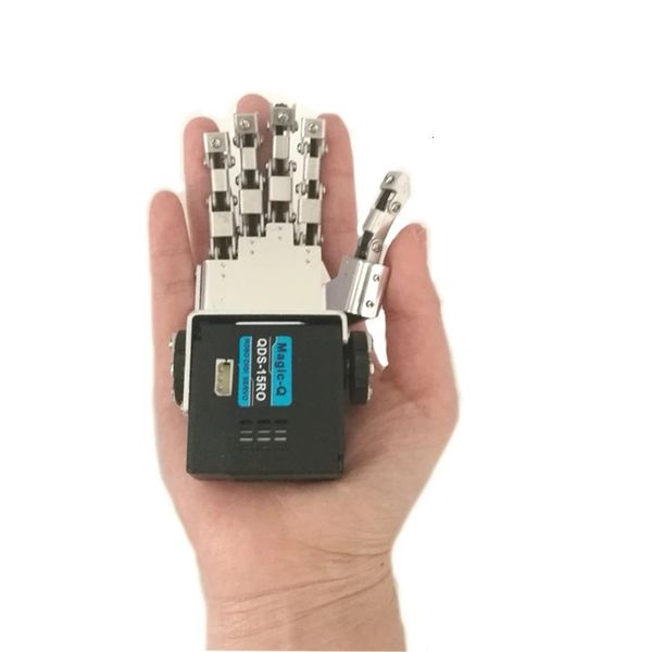 ElectricRc Araba Robot El Beş Parmak Pençe Pençe Pençe Talon Metal manipülatör kolu mini biyonik insansı tutkuncu Accessoriy oyuncak 230724