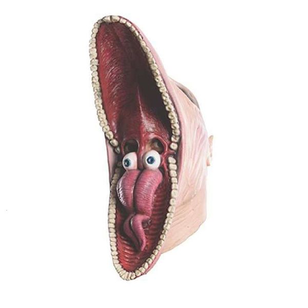 Partymasken Halloween Kostüm Männer Adam Mask Latex Horror Look Look Freaky Cosplay Requisiten für Teenager Erwachsene 230721