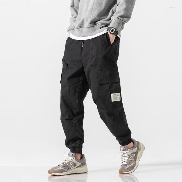 Pantaloni da uomo 2023 Hip Hop Boy Multi-tasca Elastico in vita Harem Uomo Streetwear Punk Pantaloni casual Pantaloni da jogging Uomo alla caviglia Uomo