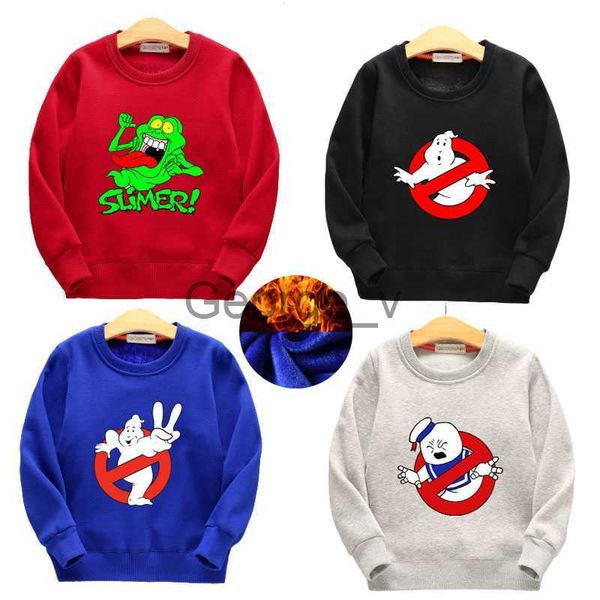 Hoodies Sweatshirts Kids Hoodies Cartoon Winter warme alte Schule T -Shirt Kinder Sweatshirts Mode Kleinkind coole Jungen Langarm J230724