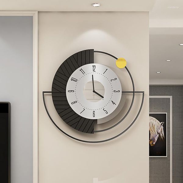 Relógios de parede de luxo ao ar livre grande relógio quartos mecanismos escritório branco quarto cozinha decoração Wanduhr para T50GZ