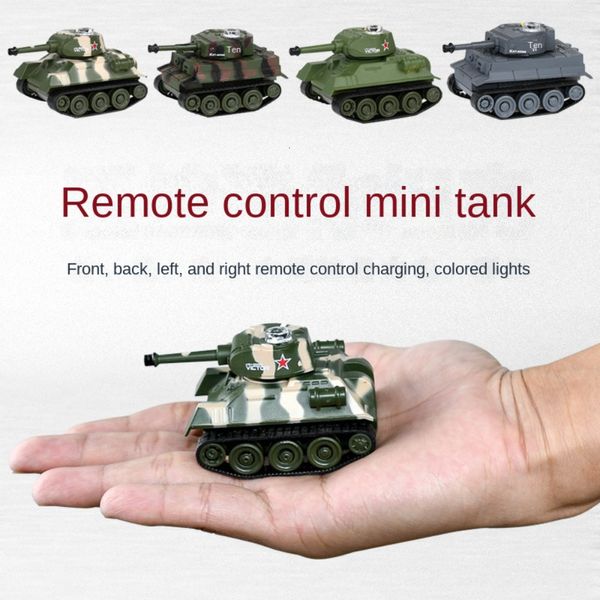 ElectricRC Auto Simulation Mini RC Panzer Modell Funksteuerung Fahrzeug Elektronische Panzer Geschenke Spielzeug für Jungen 230724