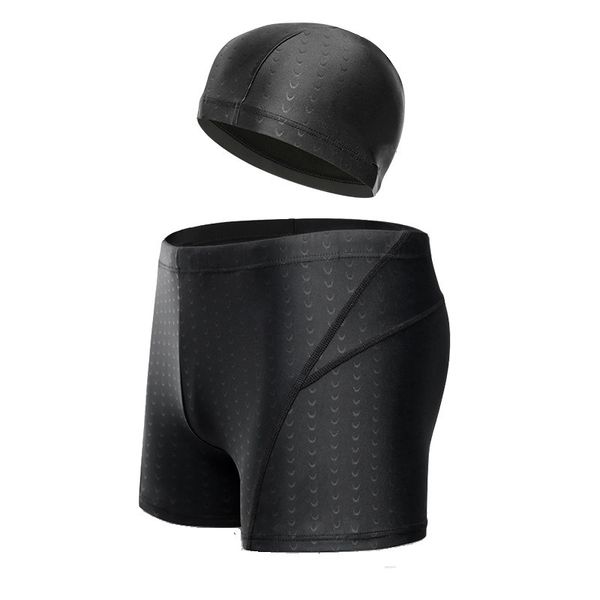 Roupa de banho masculina Calção de banho masculino de secagem rápida Tubarão Profissional Homem Calças competitivas Shorts de praia de verão para drop 230724