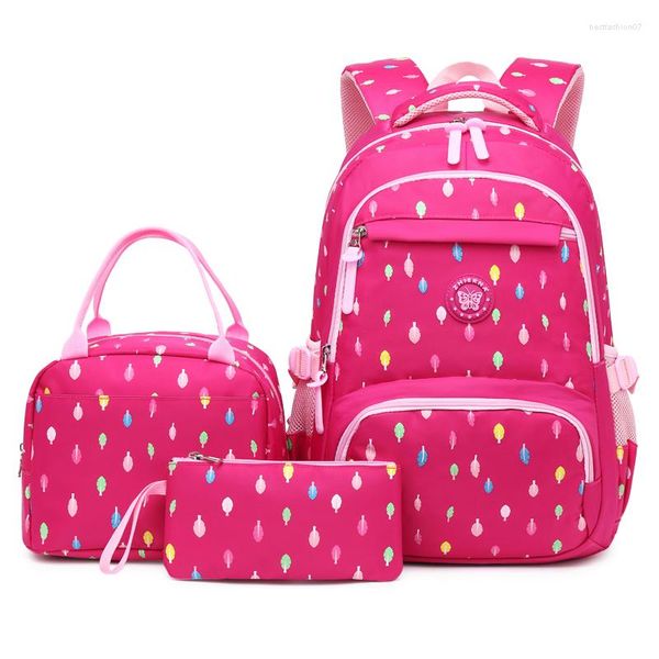 Schultaschen, hochwertige Tasche, modischer Rucksack für Teenager, Mädchen, Schulranzen, Kinderrucksäcke, Mochila Escolar, 3 Teile/sätze, Schulranzen