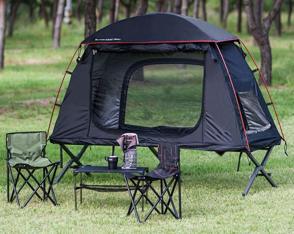 Zelte und Unterstände Zelt, gefalteter Boden, Feldbett-Zelt, Feldbett-Zelt, auf dem Bett aufgebautes oder allein genutztes Feldzelt 230720