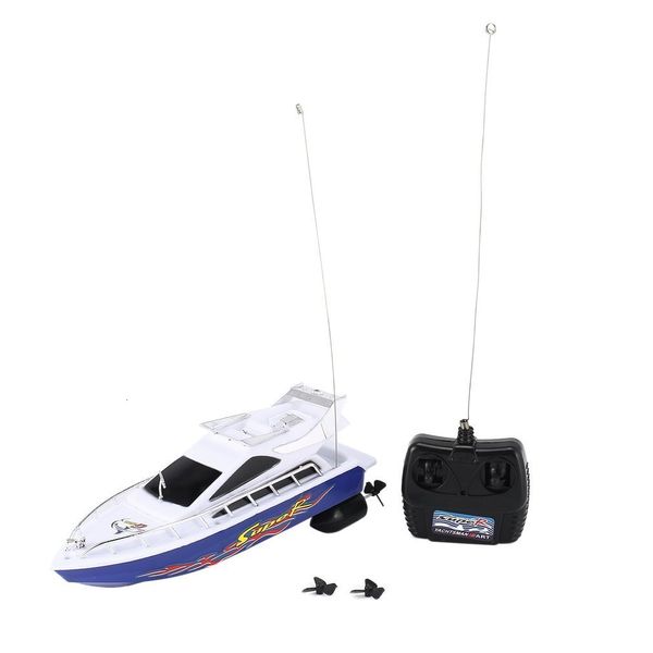 Электрические лодки C101A Mini Radio Remote Control RC High -Speed ​​Racing Ship Ship для детей детей подарок подарок моделирование игрушек 230724