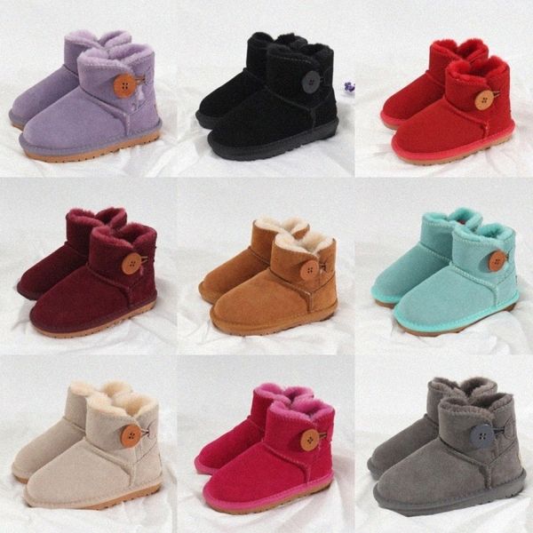 Boot Kids Avustralya Ayakkabı Klasik Botlar Kız Ayakkabı Sneaker Tasarımcısı Bebek Çocuk Gençlik Yürümeye Başlayan Bebekler İlk Walkers Boy X3H5#