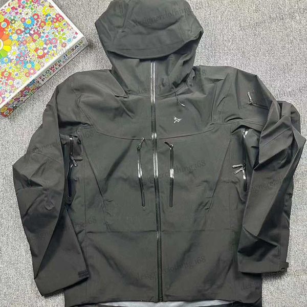 1 To 1 Arc Jacket Мужские дизайнерские куртки Высокое качество Hardshell Sv6 Уличный альпинистский костюм Alpha Ветрозащитная водонепроницаемая верхняя одежда Пальто с капюшоном 6841