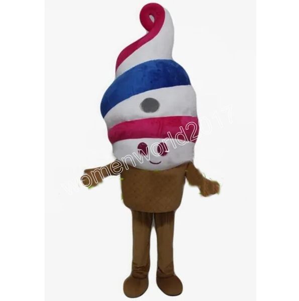 Prestazioni costume mascotte gelato giacca di pelle vestito di Halloween gioco di ruolo costume peloso