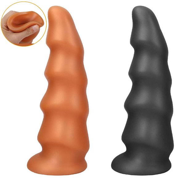 Analspielzeug Riesiger Anusdildo aus Silikon, großer Gesäßplug, Anus-Prostata-Expansionsmassagegerät, G-Punkt-Vaginalstimulator, Sexspielzeug für Erwachsene 230724