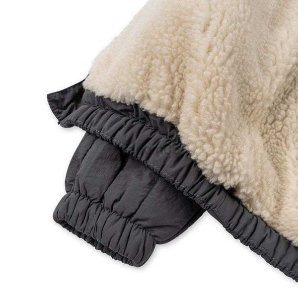 Вниз пальто KS Baby Winter Coats Jackets Fleece Emelcodery Comse 2022 AW Kids Winter Cotton Comploy Boys and Girls для девочек Jurn