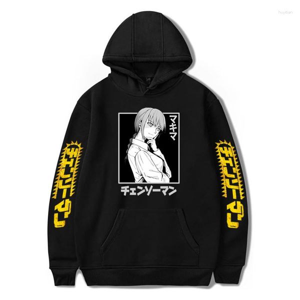 Felpe con cappuccio da uomo Chainsaw Man Anime Felpa con cappuccio 2023 FASHION Uomo Casual Sport Cool Stampato UNISEX Street HOODY