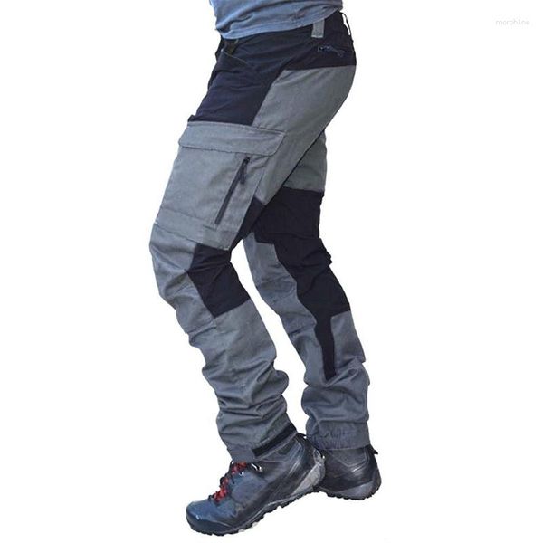Pantaloni da uomo Estate Uomo Traspirante Cargo Safari Style Pantaloni maschili Lavoro all'aperto Escursionismo Tasche multiple Uomo Streetwear