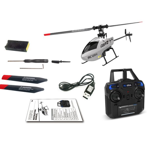 Intelligent Uav RC ERA C129V2 RTF RC elicottero 2.4GHz Giroscopio a 6 assi un pulsante 3D flip Giocattolo per hobby aereo radiocomandato 230720