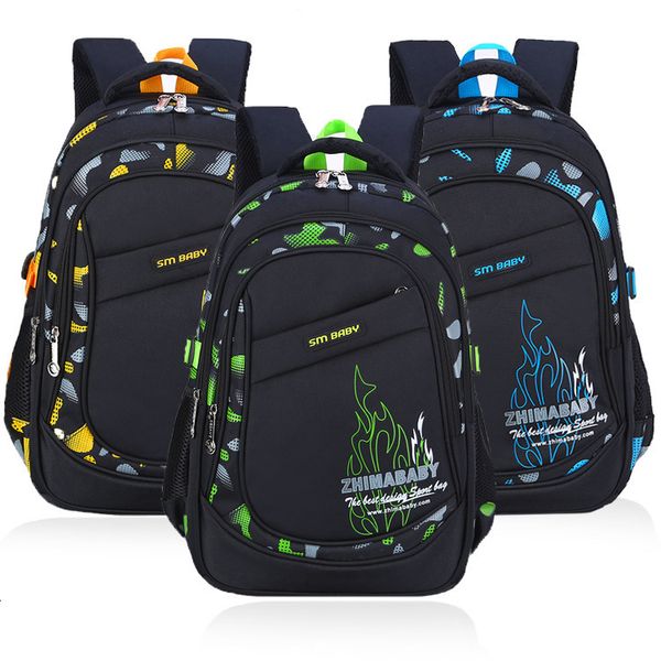 Mochilas escolares Mochila escolar para lazer infantil mochila de tamanho grande de nylon para estudantes 7-14 anos à prova d'água mochila escolar para meninos mochila 230724