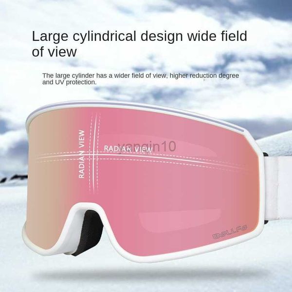 Kayak Goggles 2023 Newanti-Fog Snowboard Gözlük Çift Katmanları Kayak Gözlükleri UV Koruyucu Yetişkin HKD230725 Miyopi Glasses için Kayak Gogles