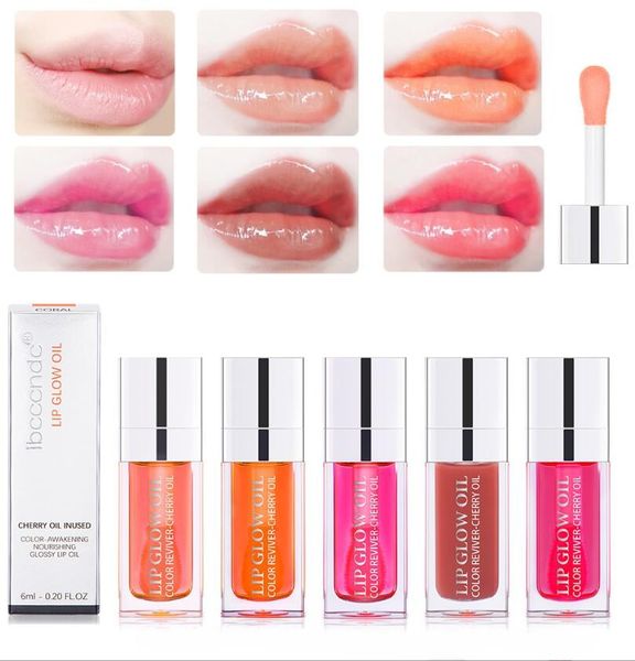 Lip Gloss Clear Fashion 6Ml Crystal Jelly Moisturizing Oil Plum Y Plump Glow Tinted Plumper Lips Makeuplip Drop Delivery 20 Nn