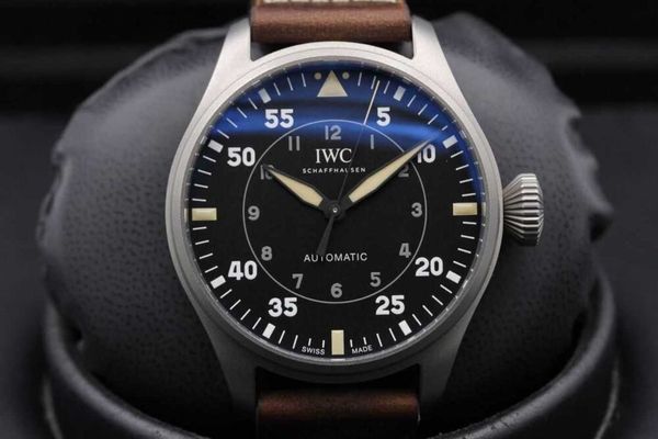 IWCity Watch Pilot Classic Luxury для мужчин CZD Big IW Titanium