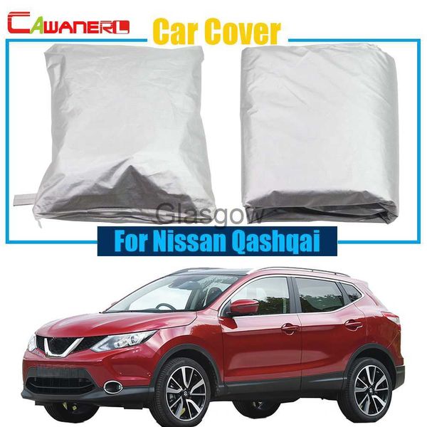 Pára-sol do carro Cawanerl capa do carro ao ar livre anti UVRain resistente à neve capa protetora à prova de poeira para Nissan Qashqai x0725