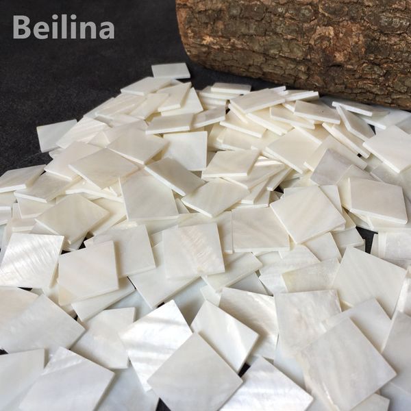 Objetos decorativos estatuetas 20 pçs branco natural de água doce madrepérola shell enfeites faça você mesmo acessórios e madeira incrustada material esculpido 20mm 2mm 230725