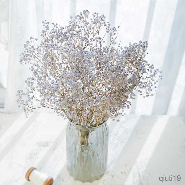 Fiori secchi 25g 25-35cm Fiori secchi naturali Respiro del bambino Piccoli mazzi Decorativi per la casa Fotografia Sfondo fotografico Decor Regalo R230725