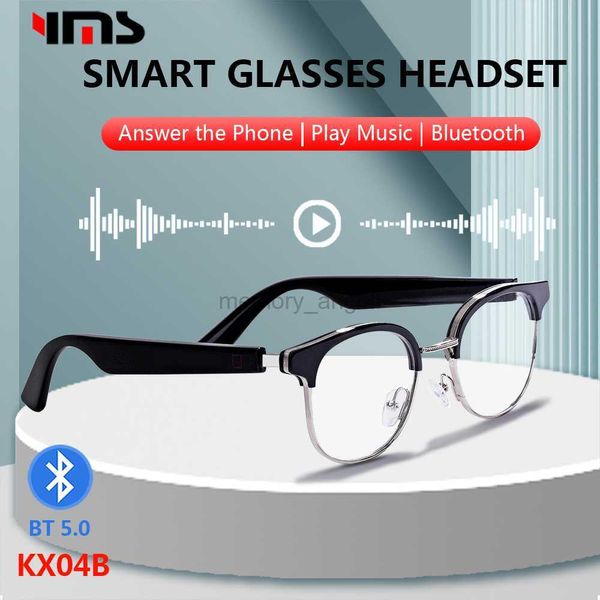 Occhiali intelligenti Nuovi occhiali intelligenti Occhiali musicali Bluetooth per uomo e donna Occhiali per riproduzione vocale anti-luce blu Chiamata wireless per IOS Android HKD230725