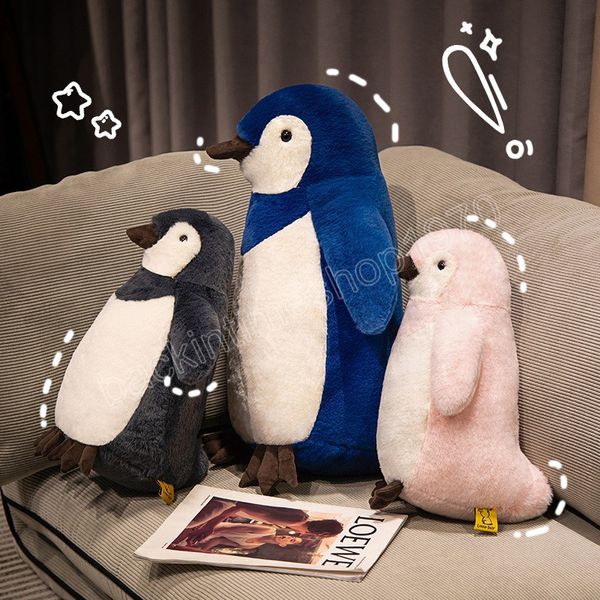 25/35CM Kawaii Antarktis Pinguin Plüsch Spielzeug Gefüllte Weiche Tier Kissen Nette Pinguin Puppen Sofa Stuhl Zurück Kissen für Mädchen