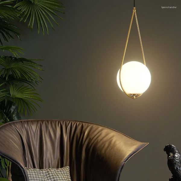 Luminárias pendentes Nordic Deco Chambre Madeira Luzes LED Decoração para casa E27 Luminária Luminária Suspendu Lâmpada industrial